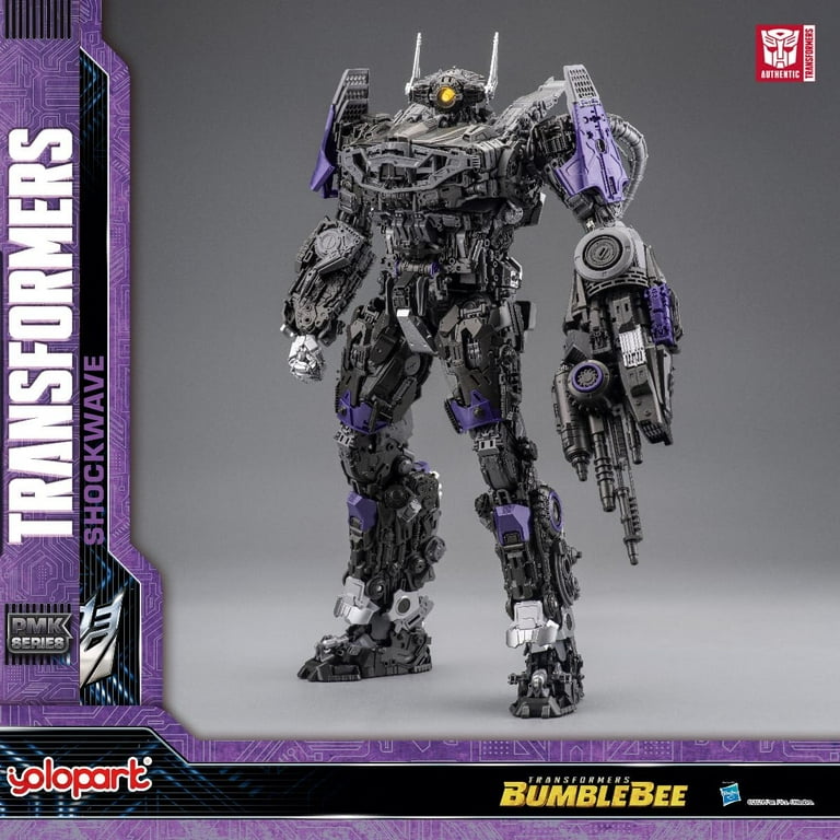 YOLOPARK Transformers Toys Shockwave PLAMO,Bumblebee The Movie