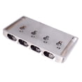 thumbnail image 4 of Esquirla High quality electric bass roller saddles Bridge tailpiece for 4-string electric, 4 of 7