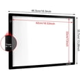 thumbnail image 3 of Image A3 Light Box Magnetic Artcraft Tracing Light Board Pad Diamond Painting Tatoo Pad Animation Sketching, 3 of 8