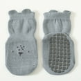 thumbnail image 4 of Zwiiyzr Newborn Baby Non Slip Grip Socks Barefoot Shoes First Walkers Toddler Boys Girls Keep Warm Kids Soft Dispensing Indoor Socks for 0-5 Years Blue, 4 of 4