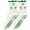 Green bow - 1 pack, variant on Yawlsow Pilates Socks with Grips for Woman, Non Slip Ruffle Yoga Socks with 6-Bow & Arch Support for Barre Ballet Workout, Hospital