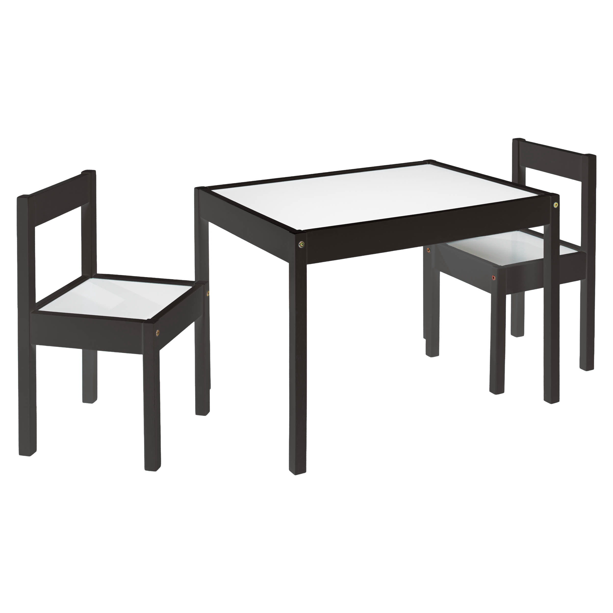 Mainstays 3 Pieces Ensemble de Table et Chaises Pour Enfants, Expresso