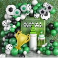 thumbnail image 4 of Yimenbloon Soccer Balloon Soccer Trophy Balloon Champion Sport Balloons for Soccer Birthday Party Decorations, Soccer Balloon Supplies 5PCS, 4 of 7