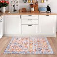 thumbnail image 2 of Haperlare Boho Distressed Area Rug Low Pile Non-Slip Moroccan Trellis Rug Indoor Floor Carpet for Living Room, 2' x 3' Orange, 2 of 7