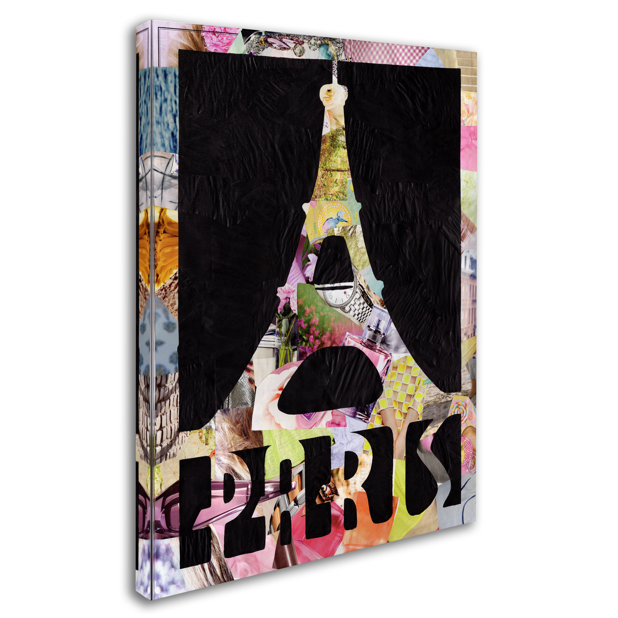 Trademark Fine Art 'Paris' Canvas Art by Artpoptart