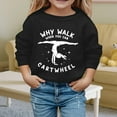 thumbnail image 2 of Tisuna Sweatshirt For Girls Boys Child Letter Print Long Sleeve Crew Neck Tops Casual Loose Autumn Winter Kids Pullover Sweatshirt Black Size 3-4 Years, 2 of 4