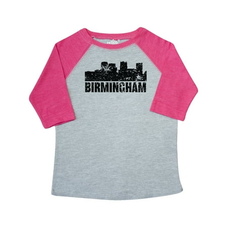 

Inktastic Birmingham Skyline Grunge Gift Toddler Boy or Toddler Girl T-Shirt