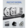 thumbnail image 4 of Supforce Closet Rods for Hanging Clothes,17-68in Stepless Adjustable Closet Rod,1.3in Diameter Heavy Duty Closet Hanging Rod, Matte Black, 4 of 9