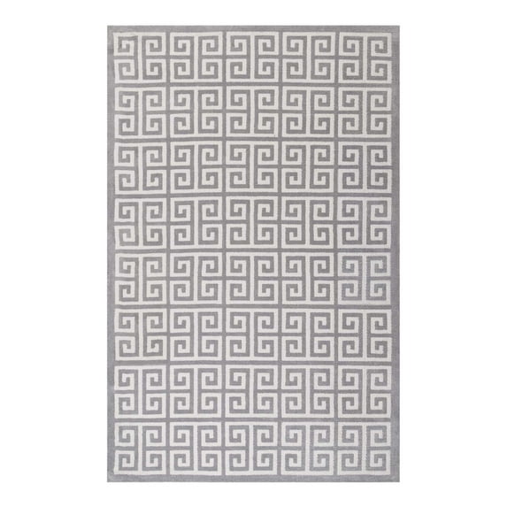 Modern Contemporary Urban Design Living Lounge Room Area Rug Runner Floor Carpet, Fabric, Multi Grey Gray