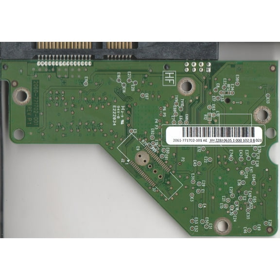 WD6402AAEX-00Y9A0, 2061-771702-101 AE, WD SATA 3.5 PCB