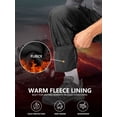 thumbnail image 3 of liyiyiyia Fleece Lined Pants for Men Ripstop Cargo Work Hiking Ski Pants Winter Outdoor Insulated Trousers, 3 of 7