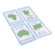 thumbnail image 5 of Conjunto de tarjetas didácticas con imágenes y palabras para el aprendizaje educativo Geografía 12 Piezas, 5 of 9