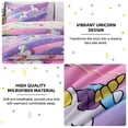 thumbnail image 6 of Btargot 5 Piece Colorful Unicorn Girls Comforter Sets Twin Pink Purple Rainbow Stars Bedding Set, 6 of 10