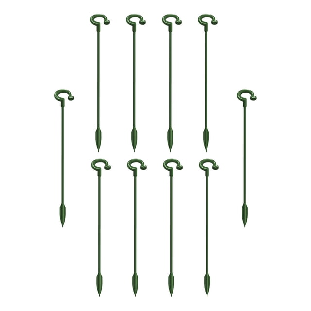 Estacas de plástico para soporte de plantas, de plantas para rosas, 37cm Zulema Estacas de apoyo para plantas