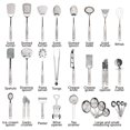 thumbnail image 2 of Home Hero 54 Pcs Ensemble d'Ustensiles de Cuisine en Acier Inoxydable - Ensemble d'Ustensiles de Cuisine Antiadhésifs en Acier Inoxydable - Essentiels de Cuisine Résistants à la Chaleur & Gadgets de Cuisine en Métal (54 Pcs), 2 of 2