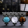 thumbnail image 4 of QQTDFG Black onyx Gems Owl Crystal Necklace Magic Reiki Healing Amulet-default, 4 of 6