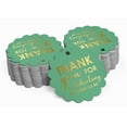 thumbnail image 2 of Inkdotpot Gold Foil Paper Hang Tags Thank You Celebrating The Bride To Be Bridal Shower Favor Tags 50 Pieces, 2 of 6
