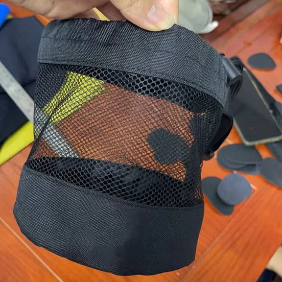 Voiceine Tennis Waist Bag Tennis Ball Bag Tennis Ball Mesh Bag Golfs Ball Waist Pouch Ball Picking Bag