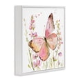 thumbnail image 2 of Stupell Industries Cottage Colorful Spring Butterfly Pink White Framed Giclee Art, 17 x 17, by Creative Studio, 2 of 8