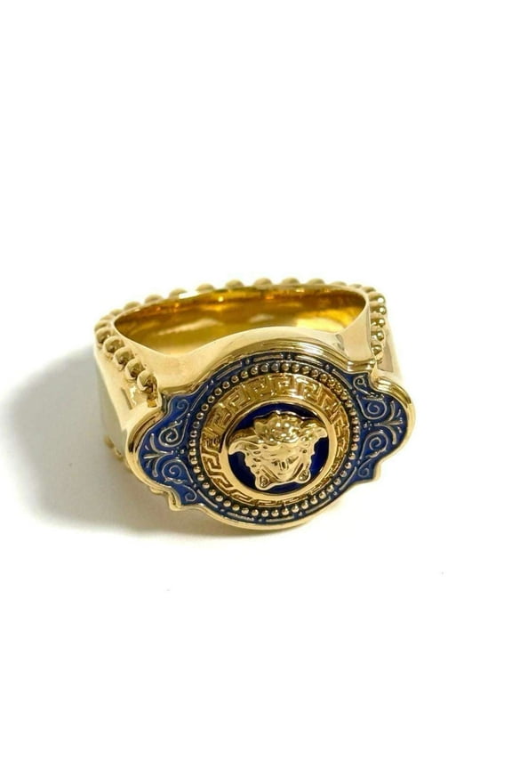 Pre-Owned Versace Men's Western Medusa Ring (Good)