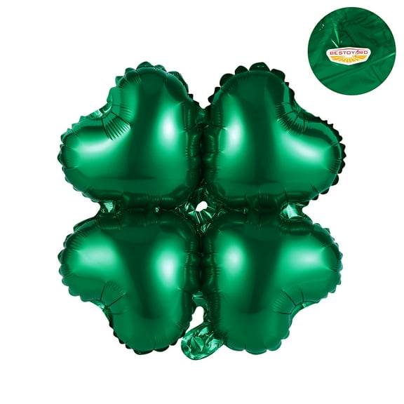 Festival Foil Balloon Party Balloons Four Leaf Aluminum Arch Unique Design Green