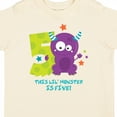 thumbnail image 4 of Inktastic Monster 5th Birthday Boys or Girls Toddler T-Shirt, 4 of 5