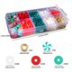 thumbnail image 1 of 1 Box Christmas Series Beads Santa Claus Snowman Elk Pattern Clay Loose Beads For DIY Handmade Earrings Bracelet Jewelry Making, 1 of 5