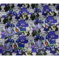thumbnail image 5 of oneOone Cotton Jersey Medium Purple Fabric Horse Dress Material Fabric Print Fabric By The Yard 58 Inch Wide, 5 of 6