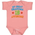thumbnail image 3 of Inktastic My Great Grandma is Awesome Boys or Girls Baby Bodysuit, 3 of 5