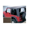 Rugged Ridge by RealTruck | 13729.36 Xhd Soft Top, Khaki, Clear Windows, Compatible with 1997-2006 Jeep Wrangler TJ