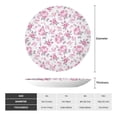 thumbnail image 2 of Balery Rose Flowers Print Bone China Decorative Plate Ceramic Dinner Plates Art Crafts with Display Stand-10in, 2 of 6