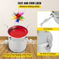 thumbnail image 5 of Gallon Pressure Feed Paint Tank Pot Spray Gun 10L Pressure Paint Pot Sprayer System 2 Hoses ,Easy to Use, 5 of 5