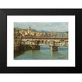 thumbnail image 2 of Antonietta Brandeis 14x11 Black Modern Framed Museum Art Print Titled - The Ponte Vecchio, Florence, 2 of 5