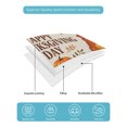 thumbnail image 4 of Quilts Queen Size Bedding Set, Burnt Orange Pumpkins Thanksgiving Reversible Summer Quilt 3 Pieces, Fall Botanical Farmhouse Lightweight Bedspreads Coverlets with 2 Pillow Shams for All Seasons, 4 of 5
