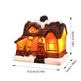 thumbnail image 3 of TIELUTT Luminous Resin Christmas Small Micro Luminous Girls Ornament Transformer Ornament Ornament Set with Topper Ornament for Christmas Trees Elegant Goddaughter Christmas Ornament, 3 of 7