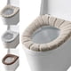 thumbnail image 3 of Calentador de asiento de inodoro, Funda de asiento de inodoro Funda de asiento de inodoro lavable 3 piezas / Suave / Más grueso / Lavable / Elástico., 3 of 5