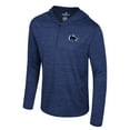 thumbnail image 2 of Men's Colosseum Navy Penn State Nittany Lions Always Sunny Lightweight Quarter-Zip Hoodie, 2 of 3