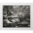 thumbnail image 1 of Uicker, Ralf 14x12 White Modern Wood Framed Museum Art Print Titled - Central Park Bridge, 1 of 4