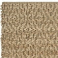 thumbnail image 5 of SAFAVIEH Natural Fiber Haven Geometric Braided Jute Area Rug, Natural/Red, 6' x 6' Square, 5 of 6