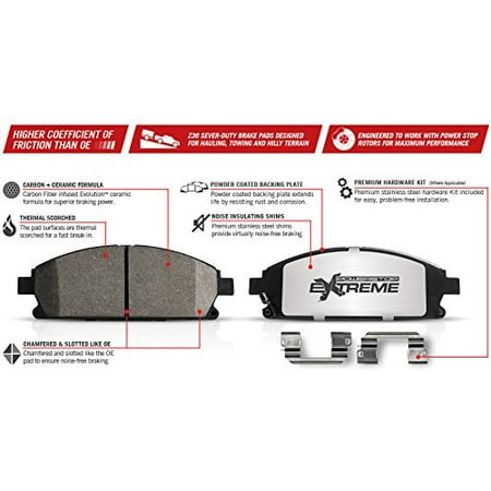 Power Stop K4117-36 Z36 Truck & Tow Performance Upgrade Kit -Front &