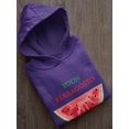 thumbnail image 3 of Buon Ferragosto Watercolor Melon Hoodie Toddler -Image by Shutterstock,  5 Toddler, 3 of 4