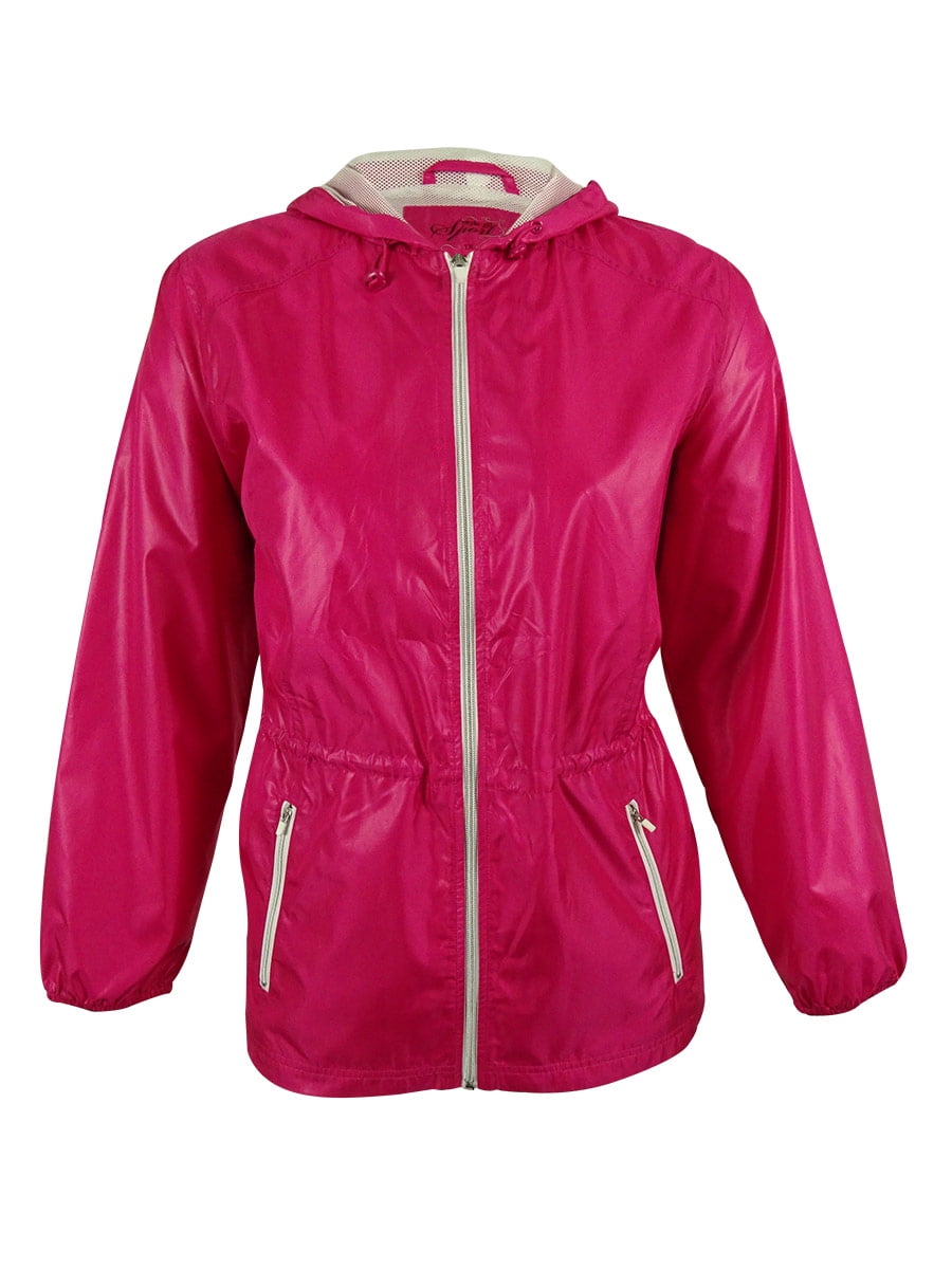 style & co hooded anorak jacket