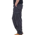 thumbnail image 4 of HaoXianJian Mens Hiking Pant Loose Outdoor Work Pant with 6 Pockets Lightweight Outdoor Fishing Travel Cargo Trouser Plus Size 3X 4X 5X, 4 of 6