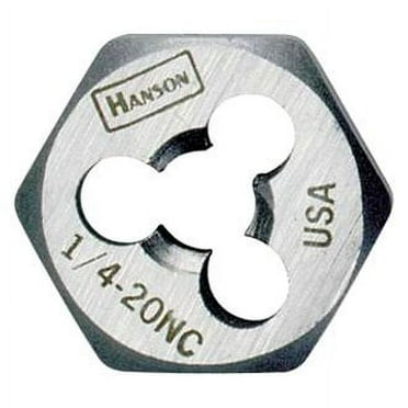 IRWIN 7267 - 1"-14 NS Hanson Fractional HCS Solid Hexagon Re-Threading Die