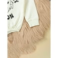 thumbnail image 6 of LMLYSoH Infant Baby Halloween Sweatshirt Jumpsuit Round Neck Long Sleeve LetteStarGhost Print Romper Toddler Clothes, 6 of 9