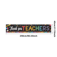 thumbnail image 2 of Colorful Pencil Thank You Banner Teachers Appreciation Week Balloons Celebration for Classroom Decor School Event, 2 of 7