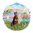 thumbnail image 2 of CafePress - Angelstar Red Doberman Mug - 11 oz Ceramic Mug - Novelty Coffee Tea Cup, 2 of 4