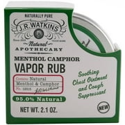J.R. Watkins Menthol Camphor Vapor Rub, 2.1 OZ