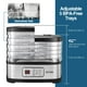thumbnail image 5 of Deshidratador de alimentos OSTBA, temperatura ajustable, 72 horas, temporizador, 240 W, 5 of 9
