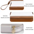 thumbnail image 3 of Bolsa de cosméticos de Pu translúcida, bolsa de almacenamiento de cosméticos portátil de moda, bolsa de lavado de viaje de gran capacidad, 3 of 5